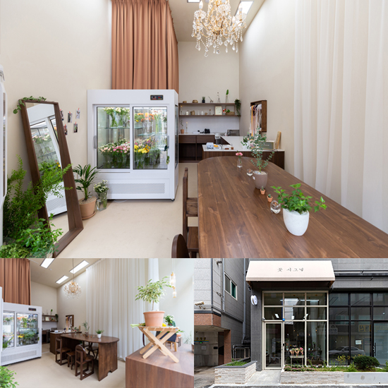 温暖氛围的 9 坪花信号咖啡厅设计-1