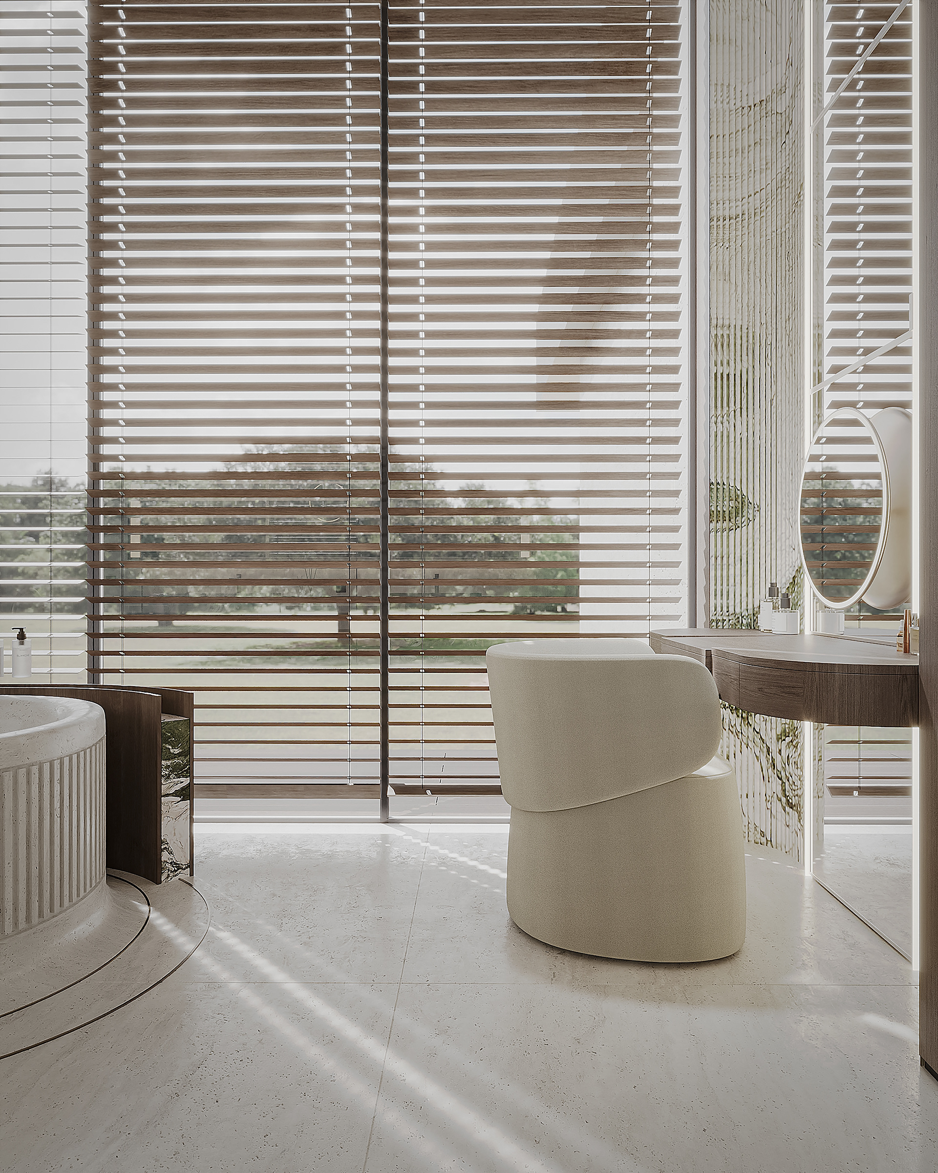 绿色大理石主卫生间丨塞浦路斯-14