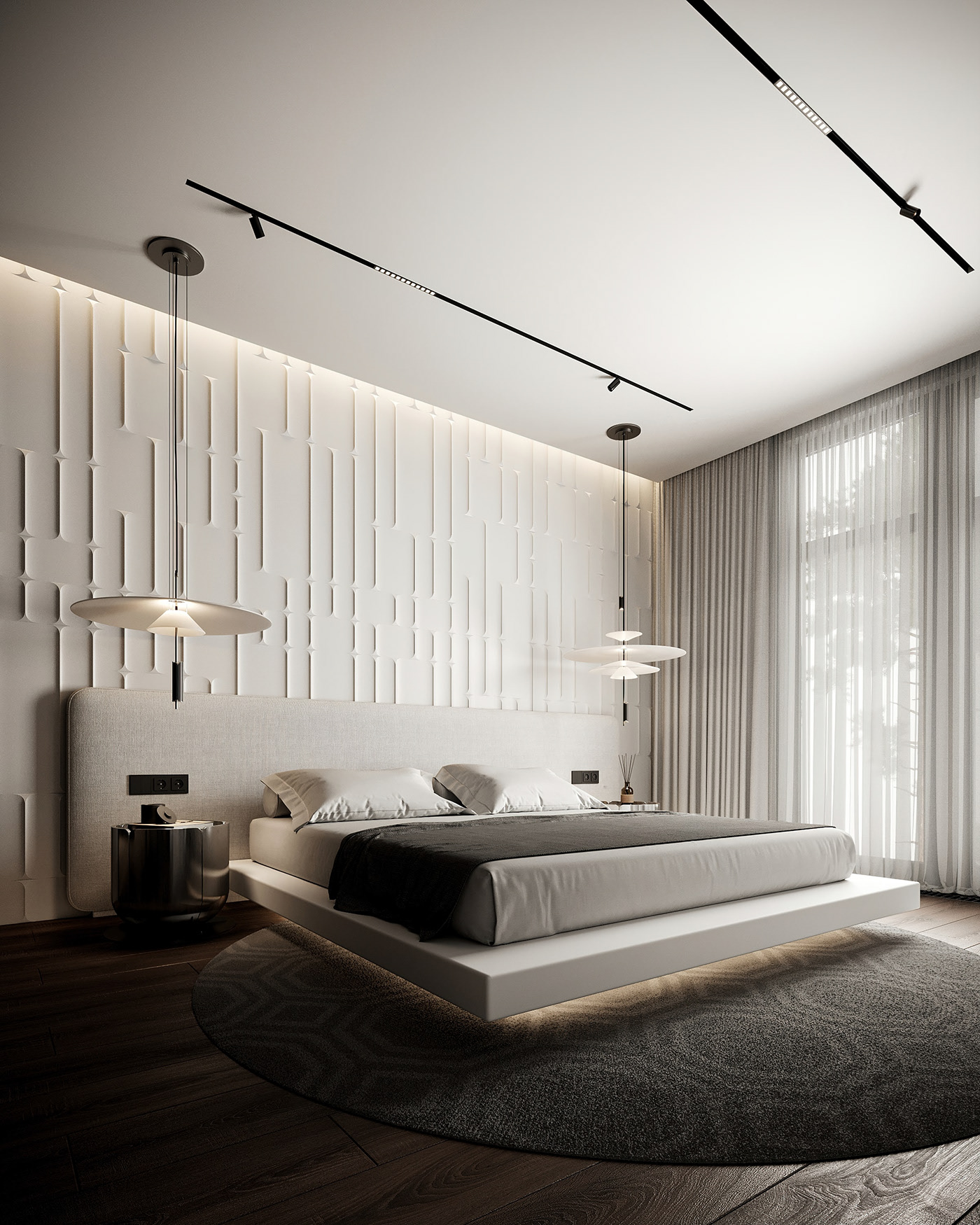 纯净黑白，简约空间设计！-9