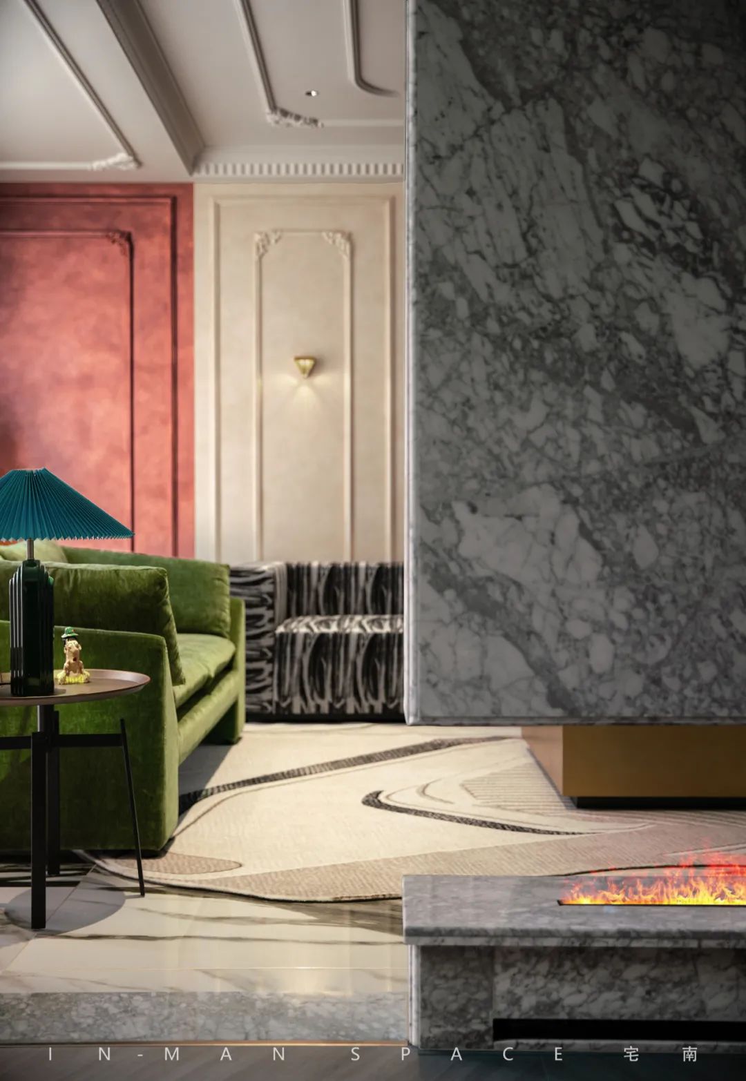 流动空间 · 内江万晟城华府 193㎡现代简约设计丨中国内江丨宅南空间设计事务所-31