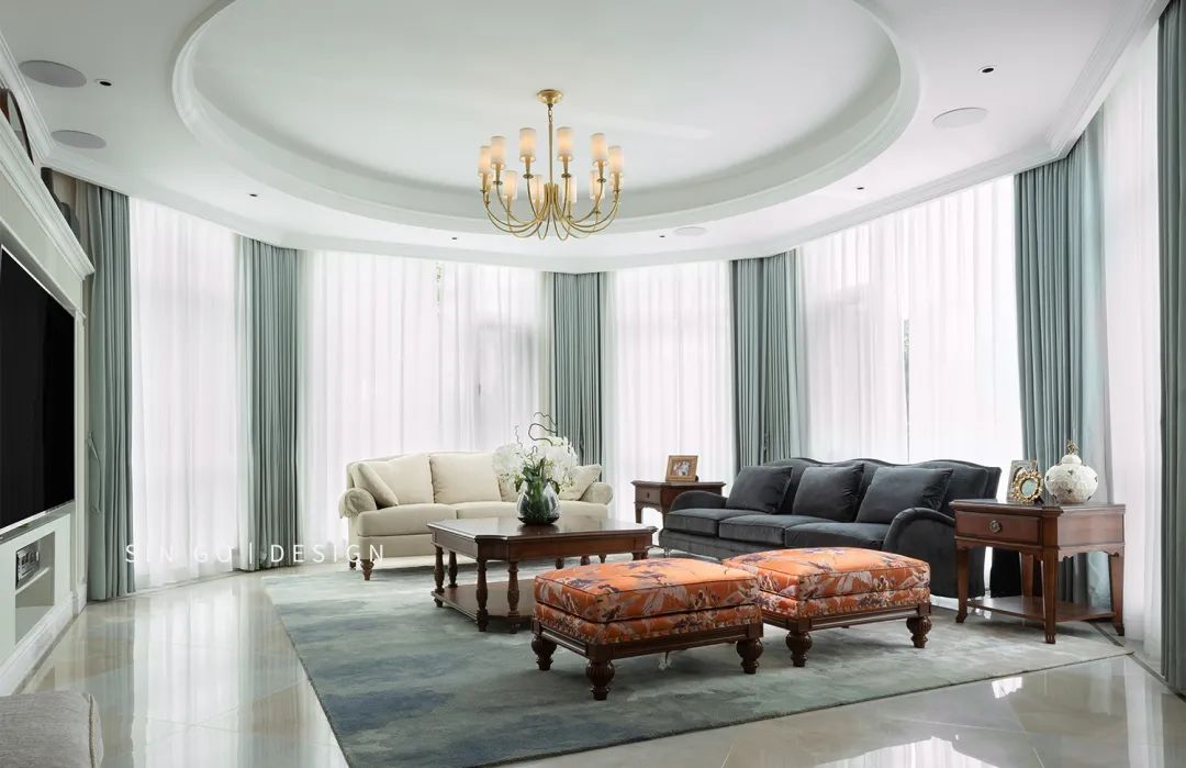 上海 600㎡美式别墅，餐厨空间打造人间烟火气息-31