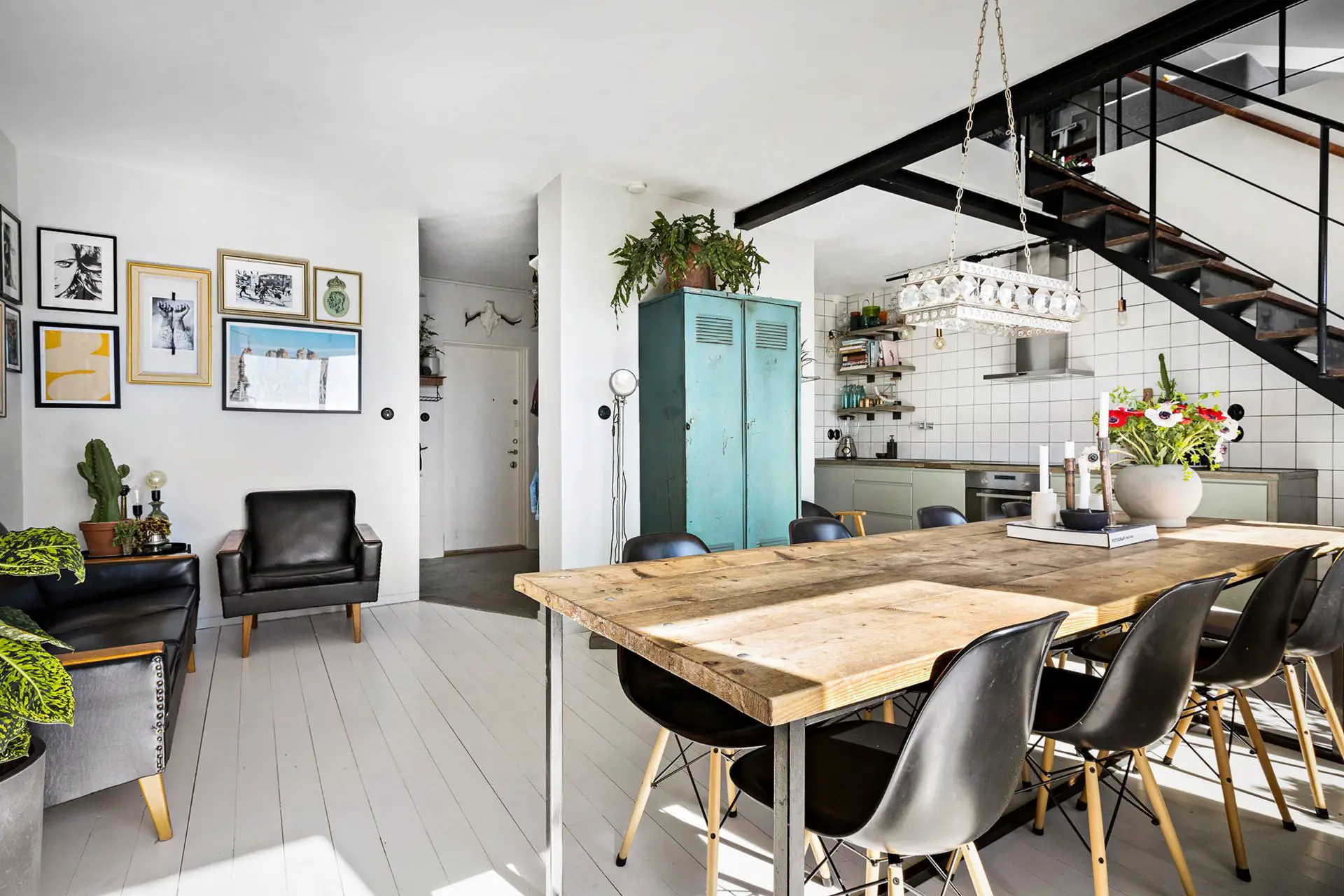 瑞典 50 年代建筑的工业风格 loft 公寓改造-1