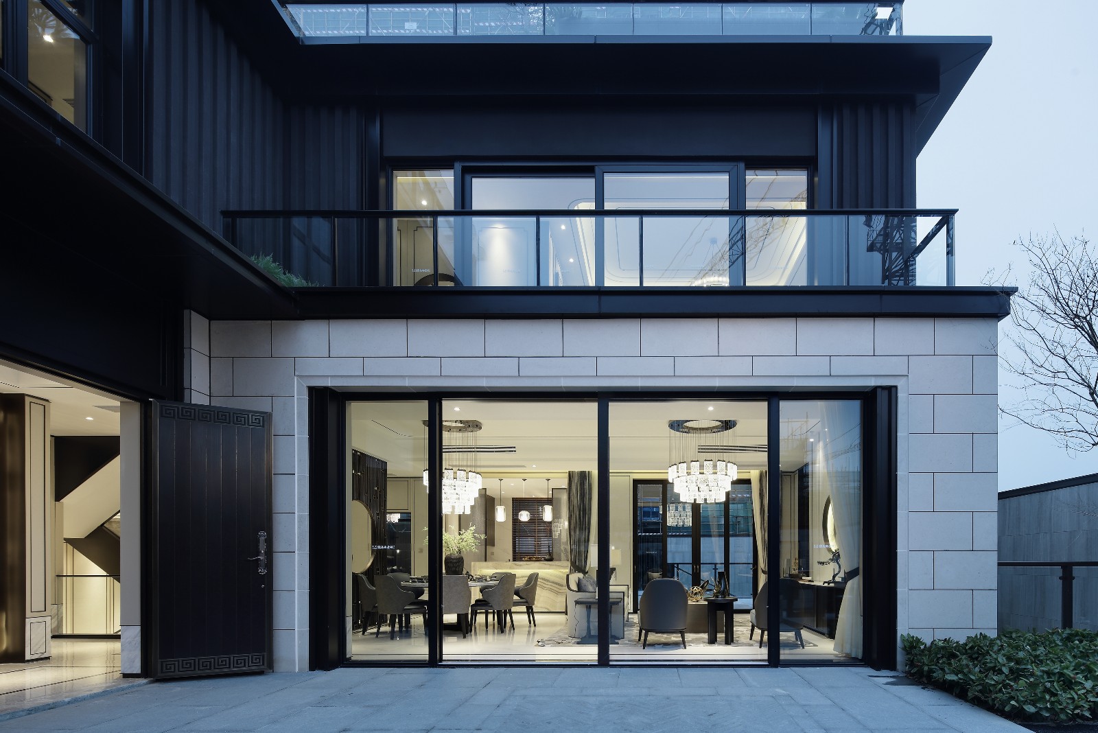 广东佛山信财置业绿岛湖项目合院别墅样板房  INNEST意巢设计-10