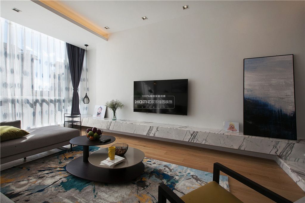 昆明滇池卫城 97㎡现代风住宅改造 | 空间利用与光线共舞-7