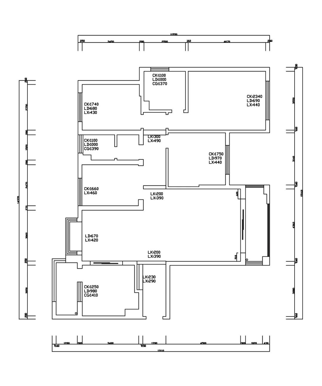 法式浪漫,温馨宜居的 180 平空间设计丨画年代设计事务所-36