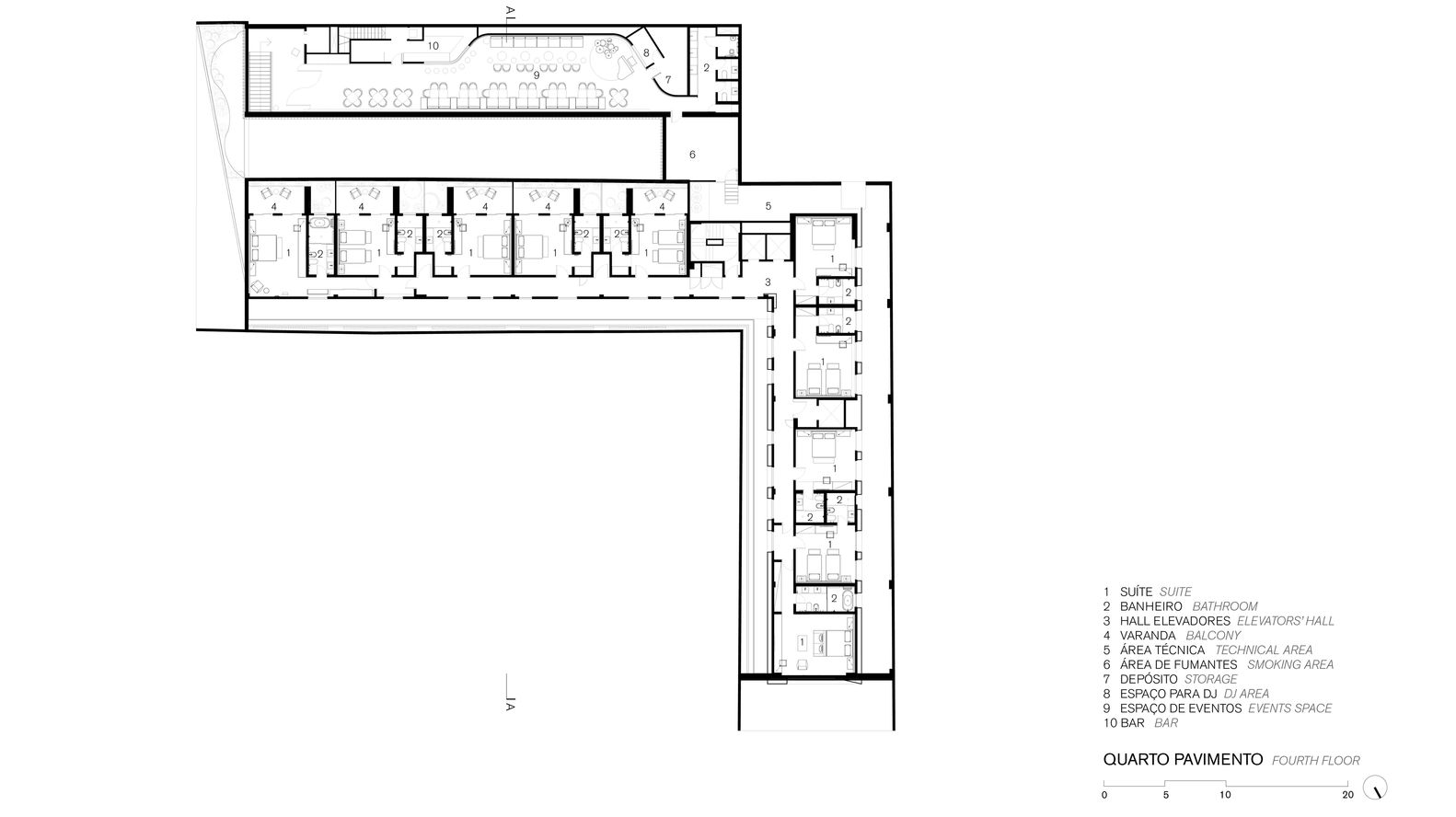 巴西 Fasano BH 酒店丨Bernardes Arquitetura-44