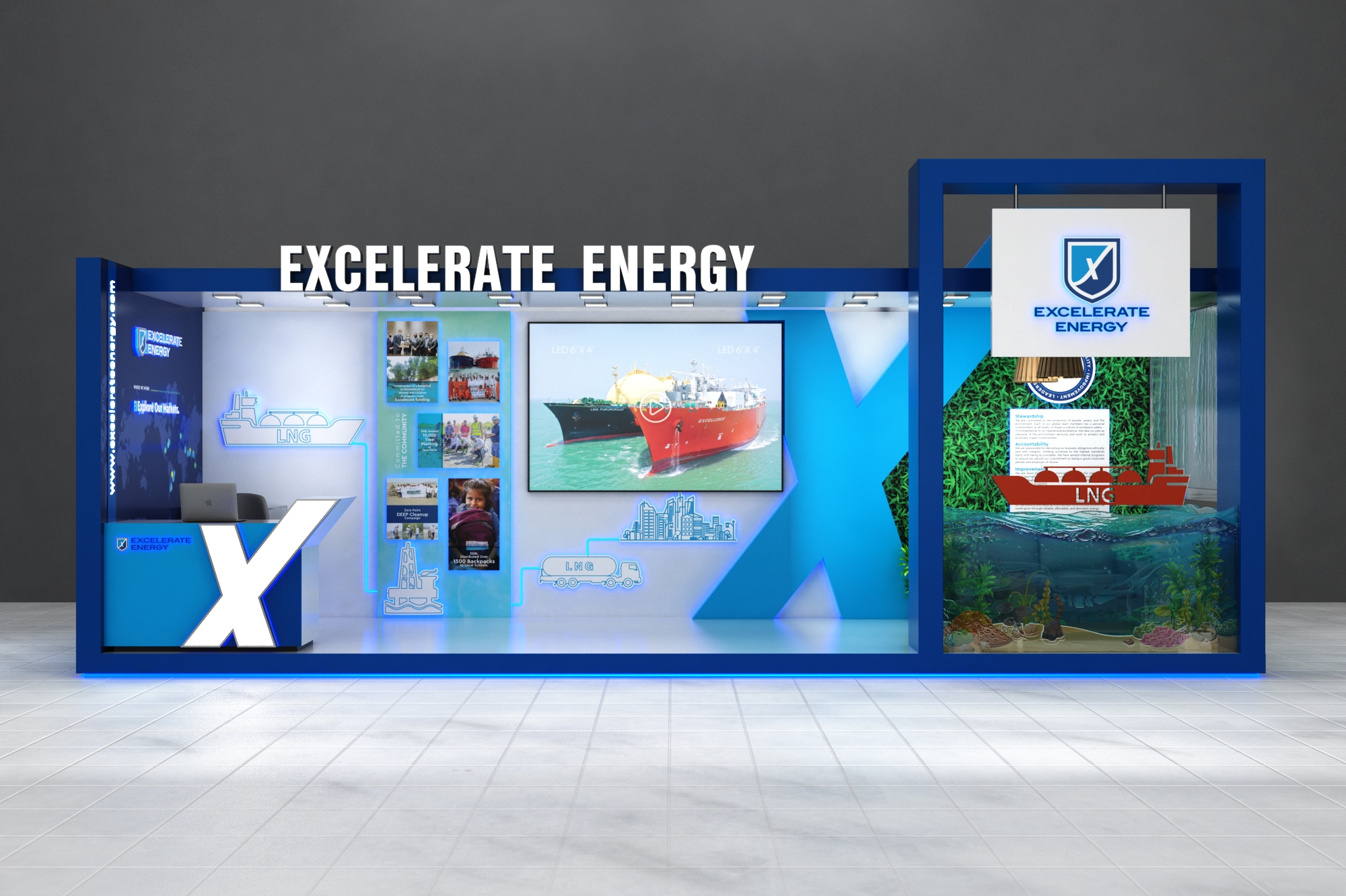 Excelerate Energy - US Trade Show 2022 Stall-0