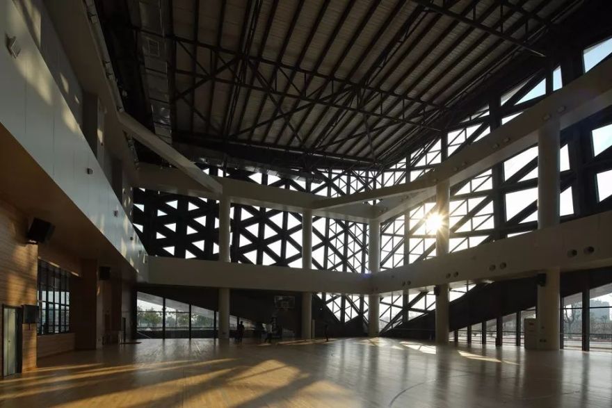 扬州南部新城体育园 | 现代建筑与传统窗花的完美融合-69