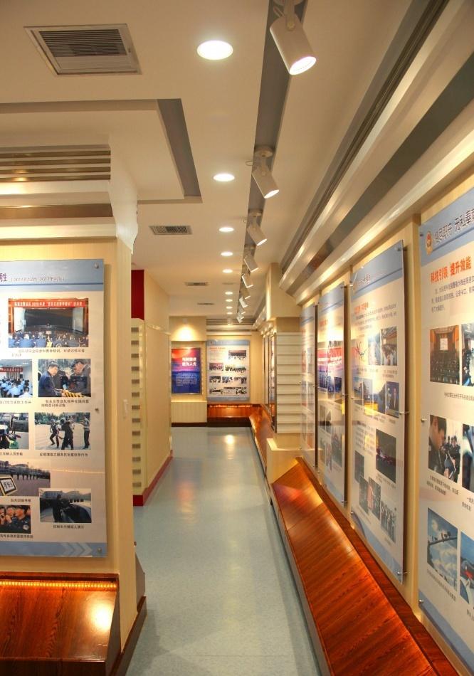 河北高速交警总队展览室——现代简约风格展示专业权威-8