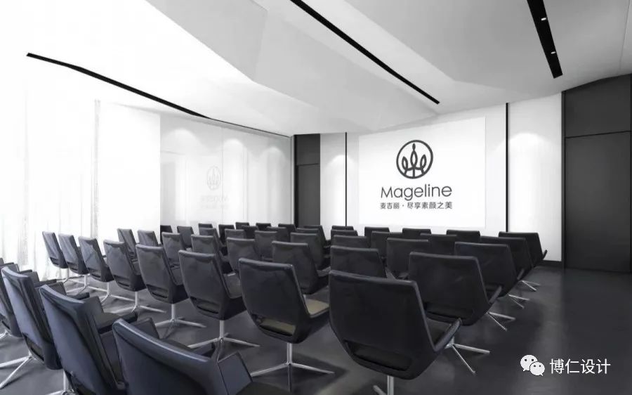 案例 | 黑白极简办公空间设计-12