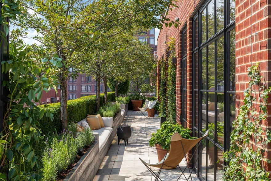 纽约顶层公寓,全景露台惊艳四座-1