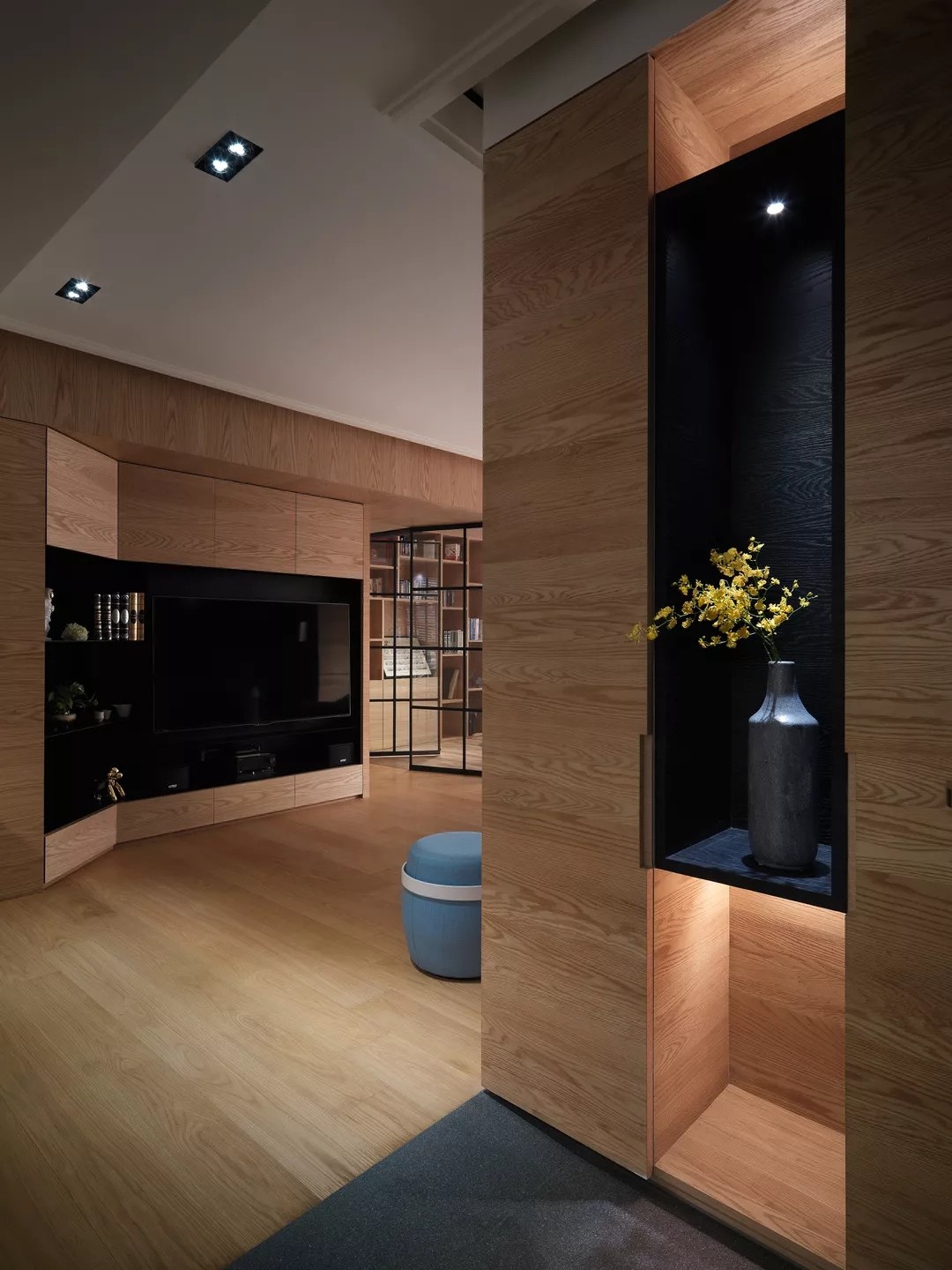 105 平米小户型设计,层次感与功能并重-3