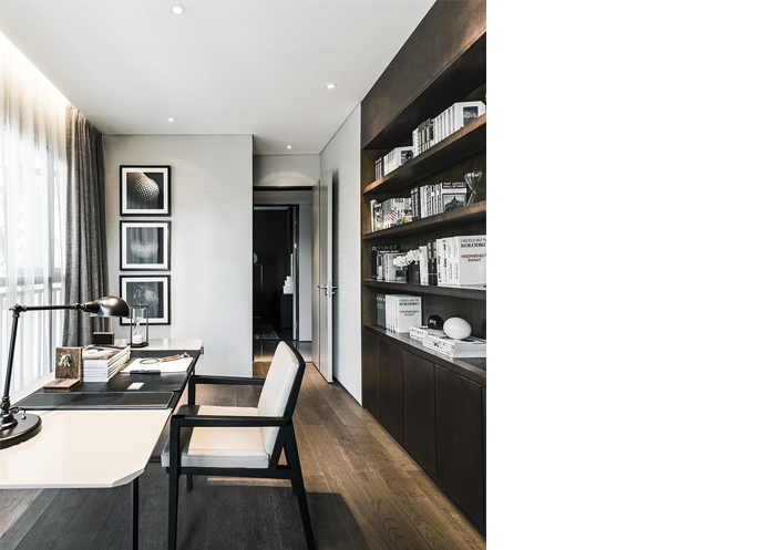 弘德西街二期住宅B户型样板间  直上设计-6