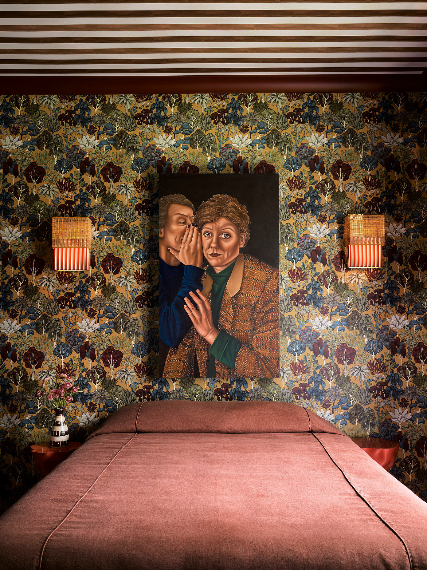 Plantasia: Surreal Family Retreat Drenched in Botanical Color Tones-6