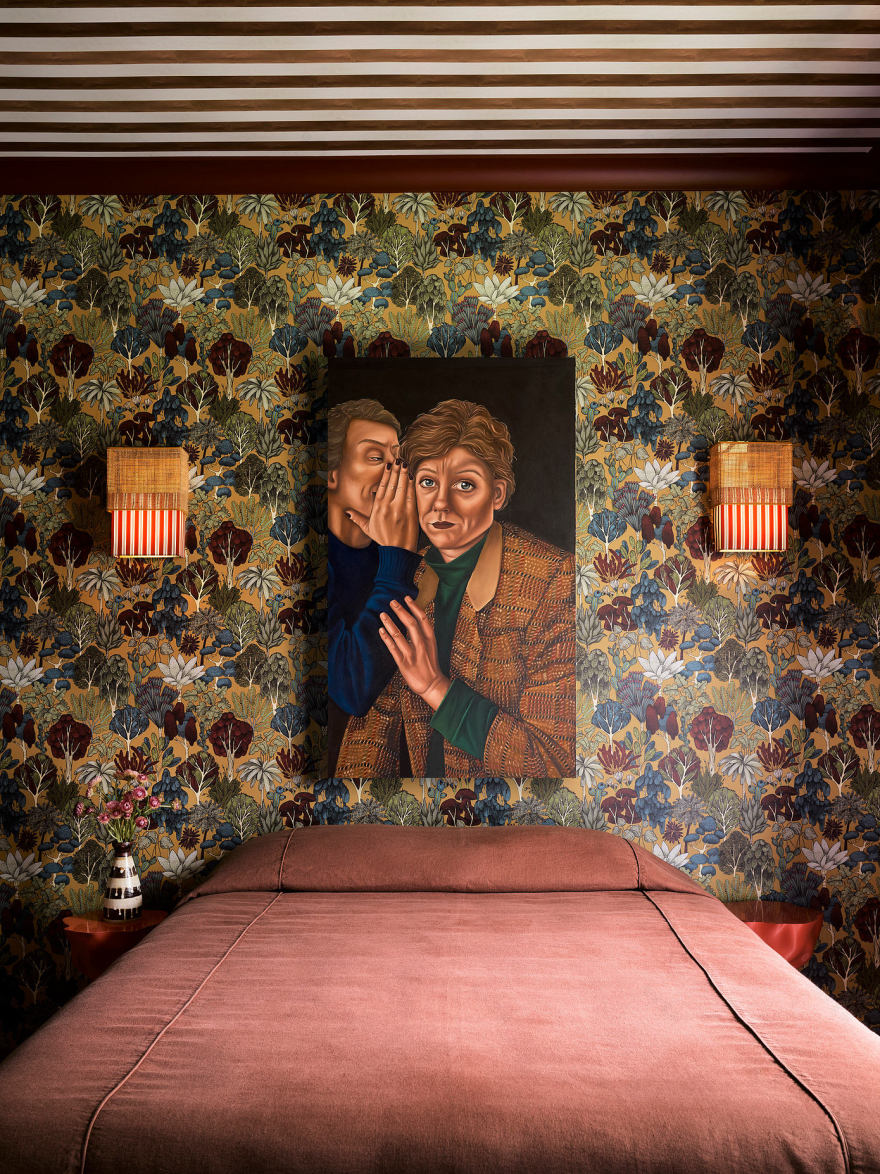 Plantasia: Surreal Family Retreat Drenched in Botanical Color Tones-6