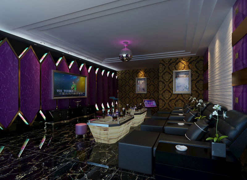 KTV包间.ktv包厢设计案例效果图2-4