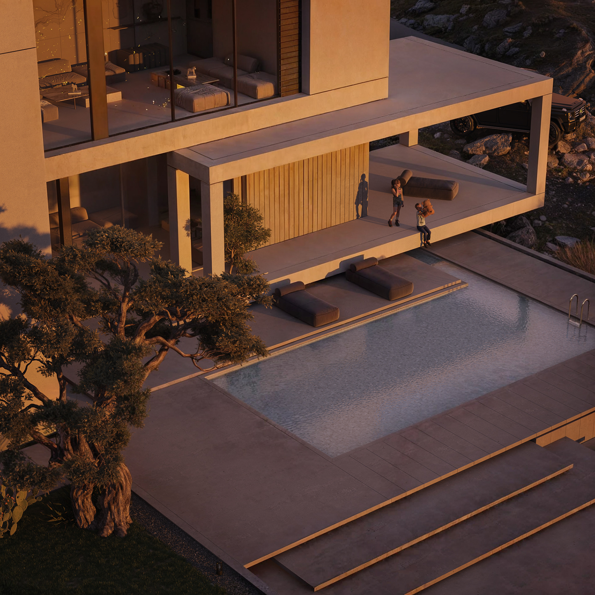 迪拜朱美拉棕榈岛日落别墅丨阿联酋迪拜-12