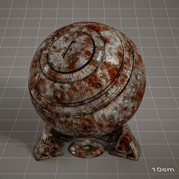 Redshift 材质库 C4D  金属包-17