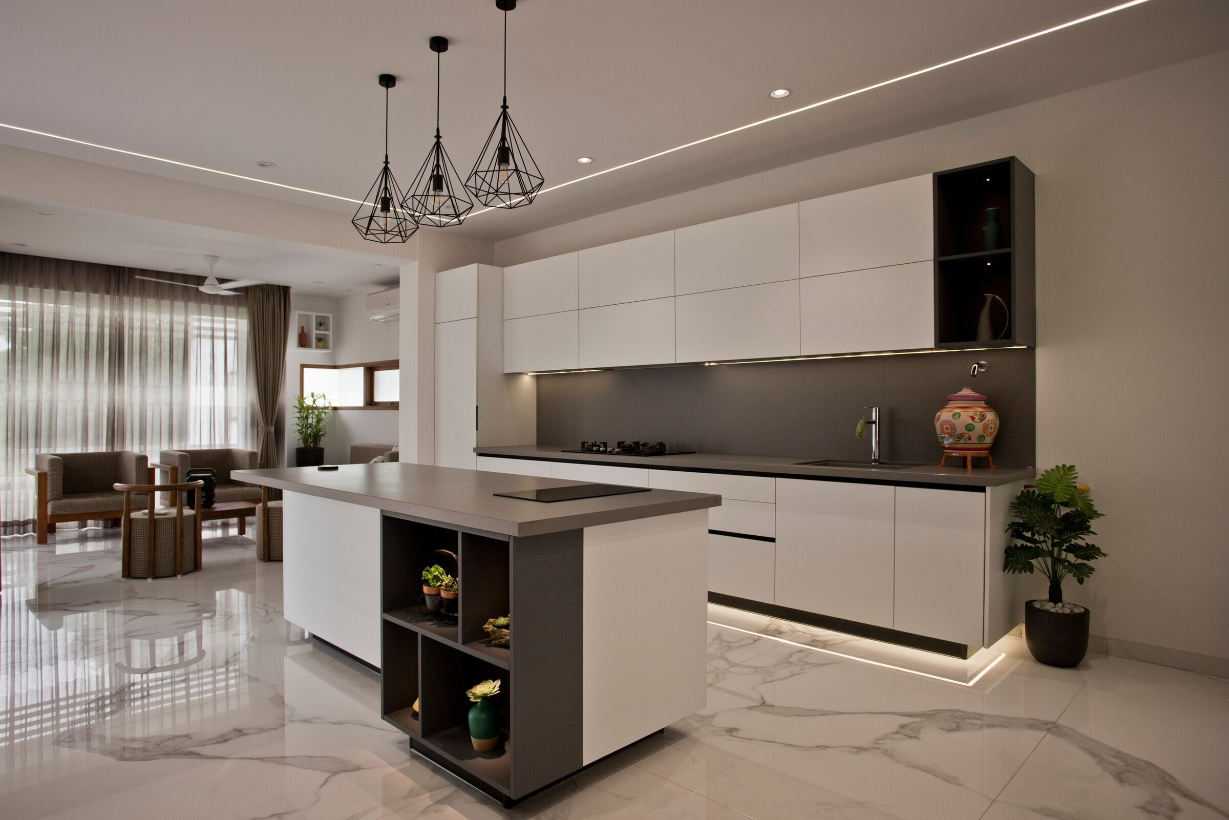 线性叙事中的匠心独运——印度私人住宅设计-26