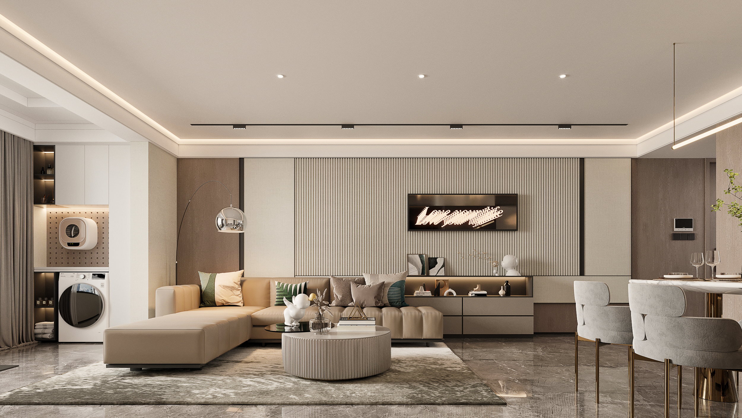 样板间客餐厅表现-5