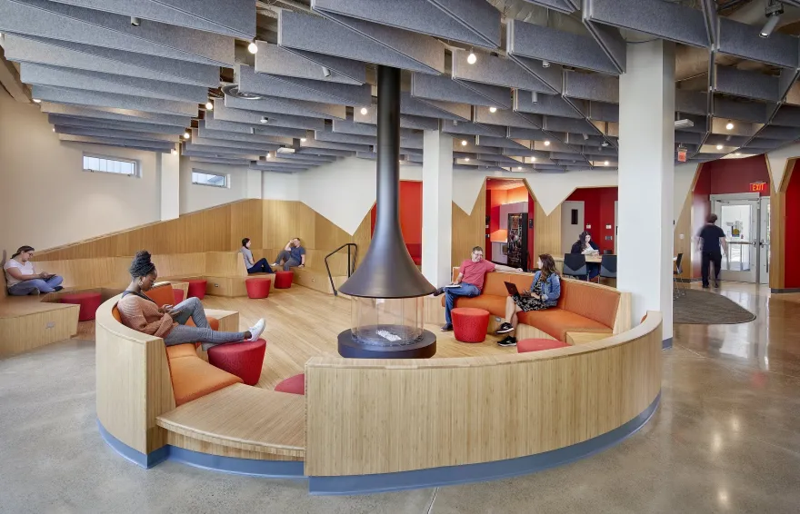 卡内基梅隆大学第五大道与克莱德楼及社区共享空间丨美国匹兹堡丨LTL Architects-19