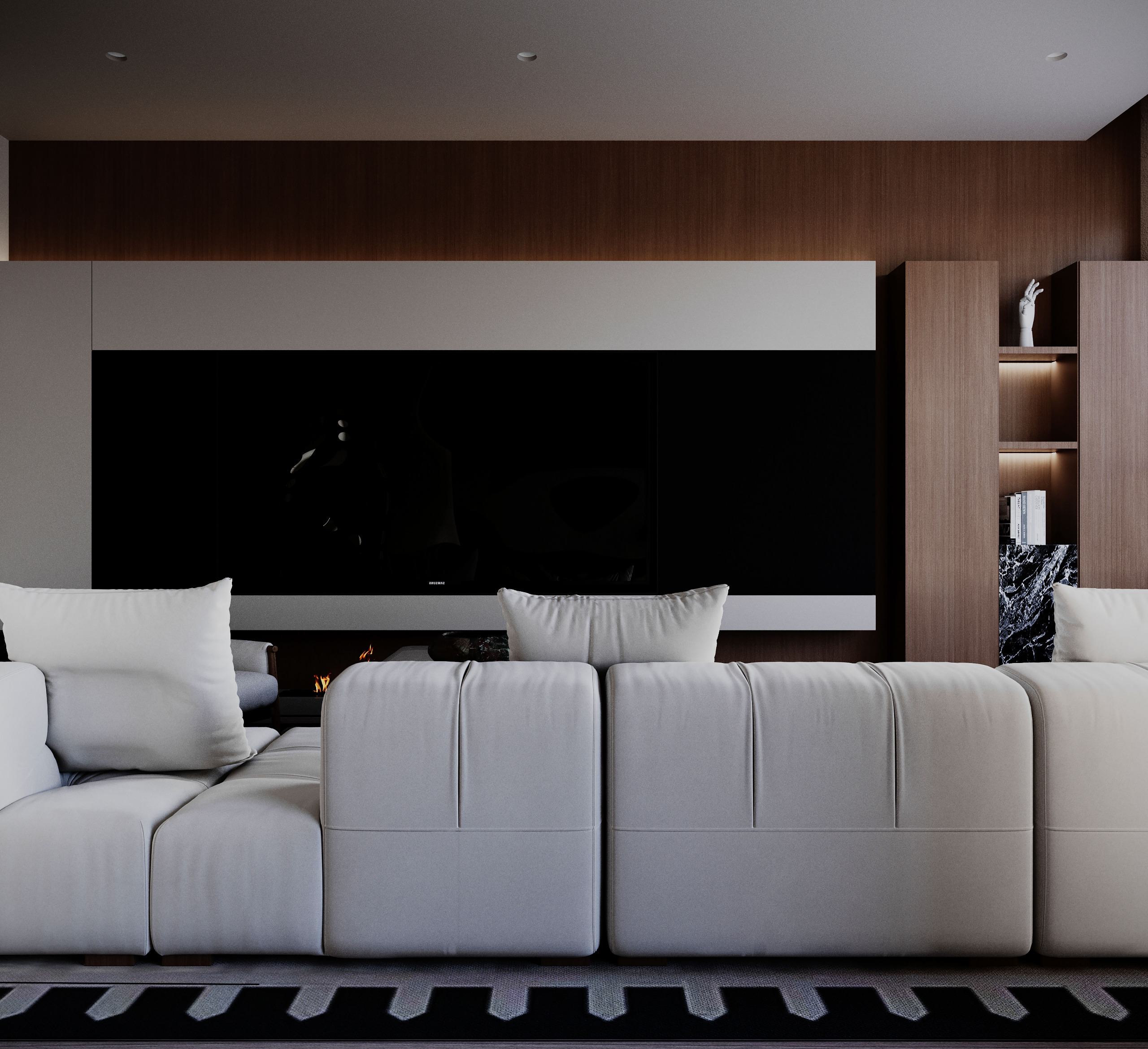 Japandi Master bedroom in Ksa-5