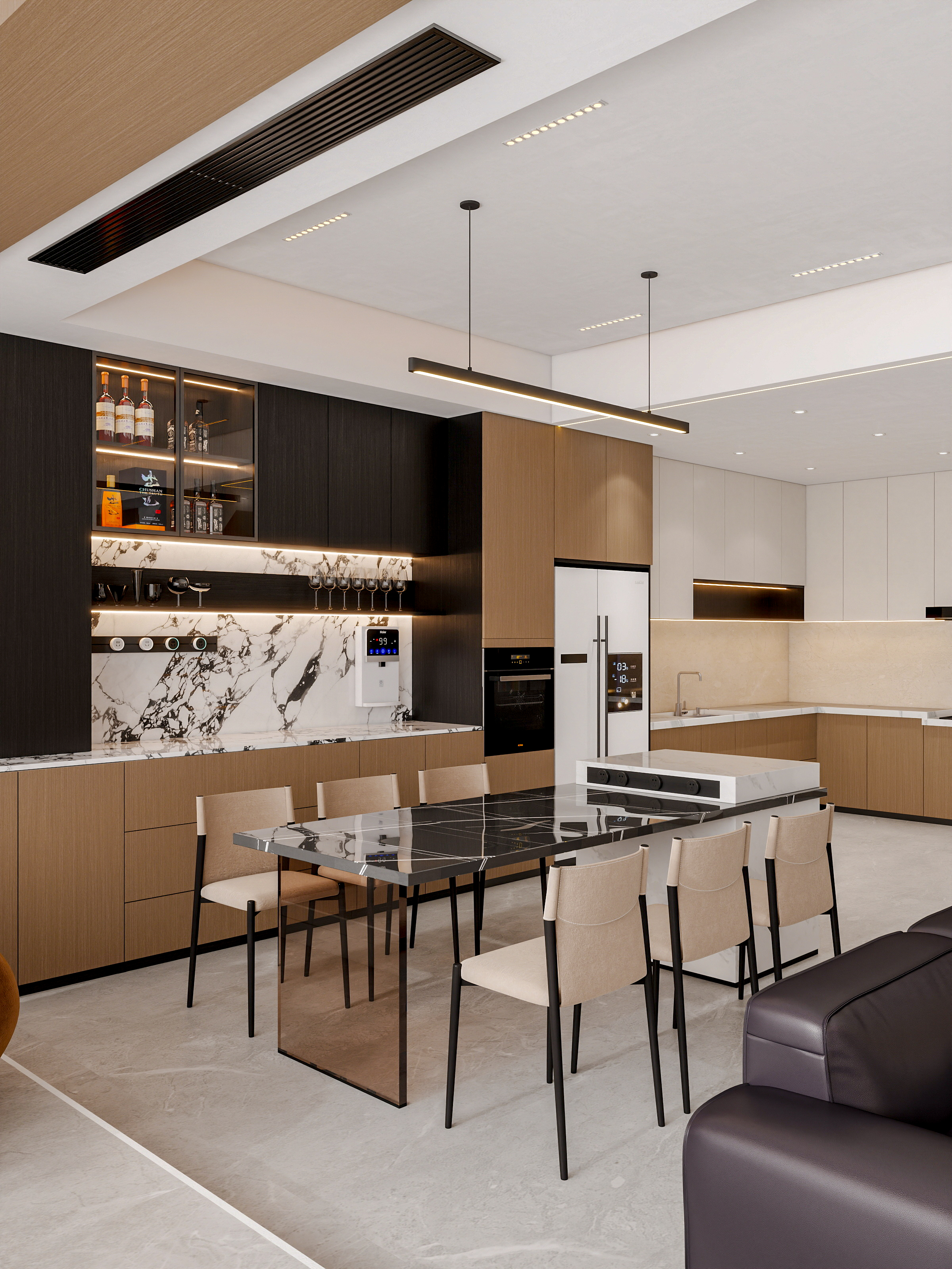 四川成都郫都春屿溪岸（295平方意式极简四居室）-17