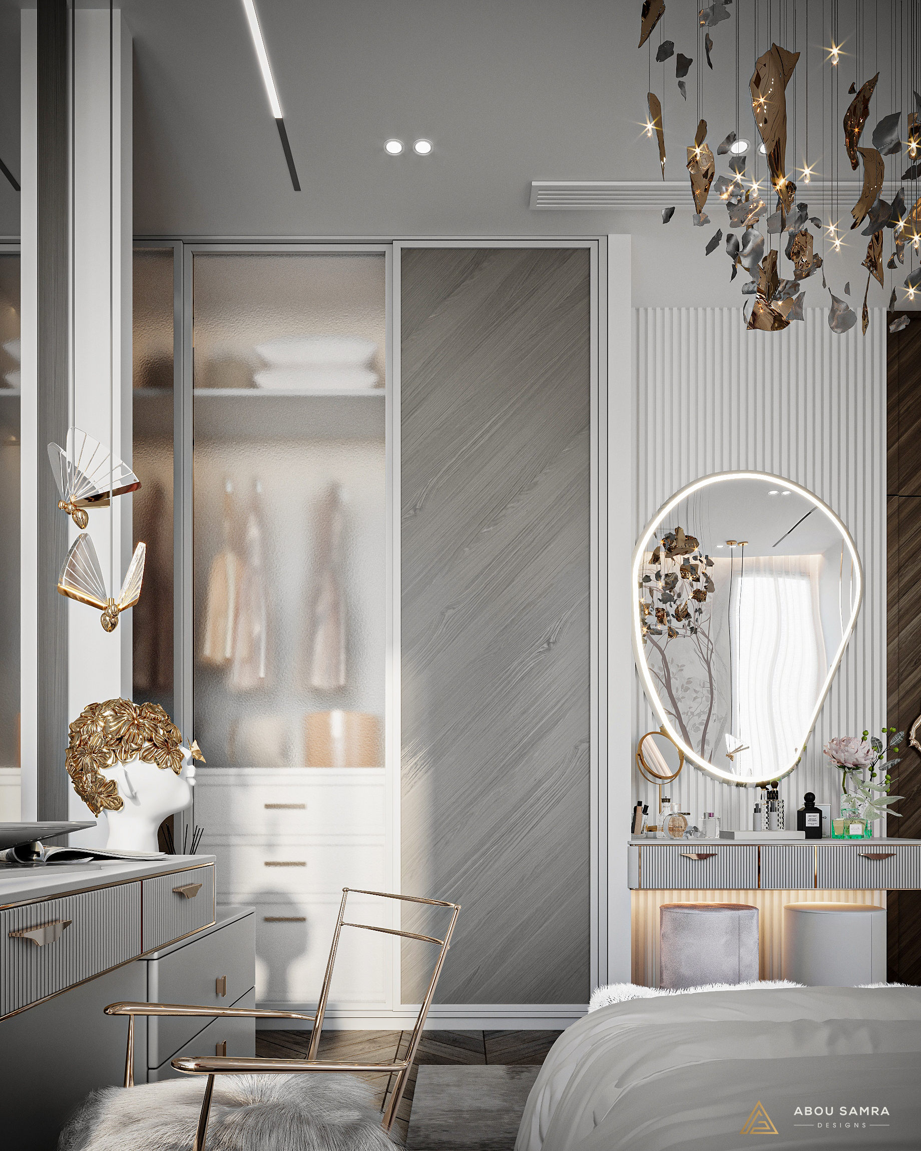 女孩卧室丨沙特阿拉伯丨ABOU SAMRA DESIGNS（ASD）-10