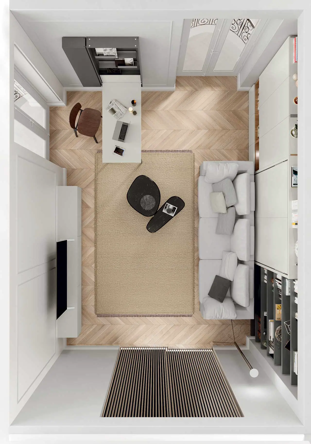 36m2 工作室巧妙设计 | 隐藏式卧室惊艳呈现-16