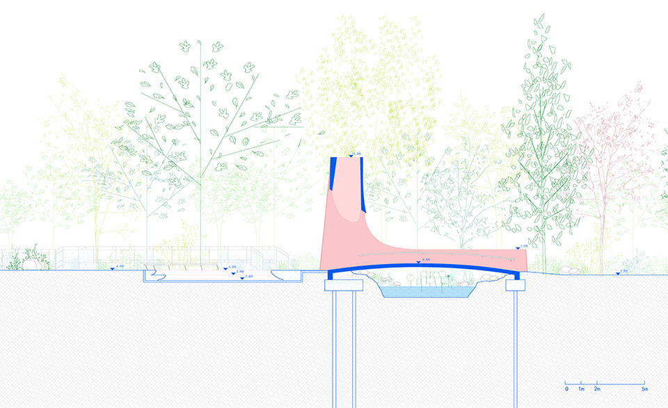 上海华山绿地步行桥（囍桥）丨中国上海丨HCCH合尘建筑-56