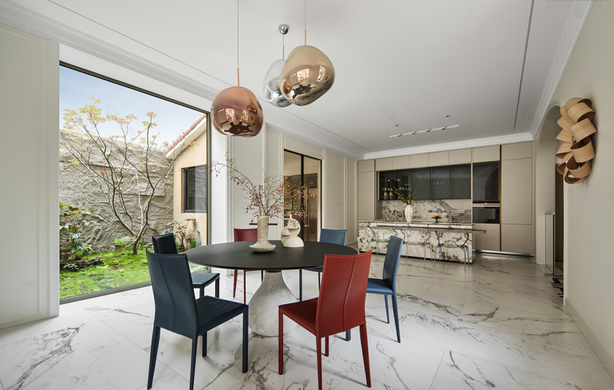 成都建发浅水湾705㎡别墅丨中国成都丨STUDIO.Y室内设计事务所-38