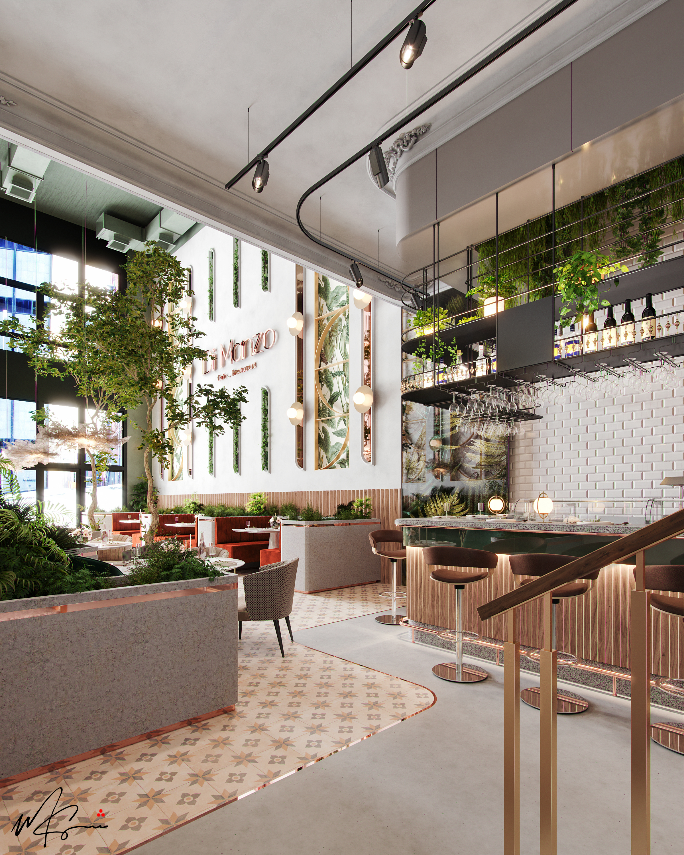 Di Manzo 餐厅丨Mohamed ElSherif-12
