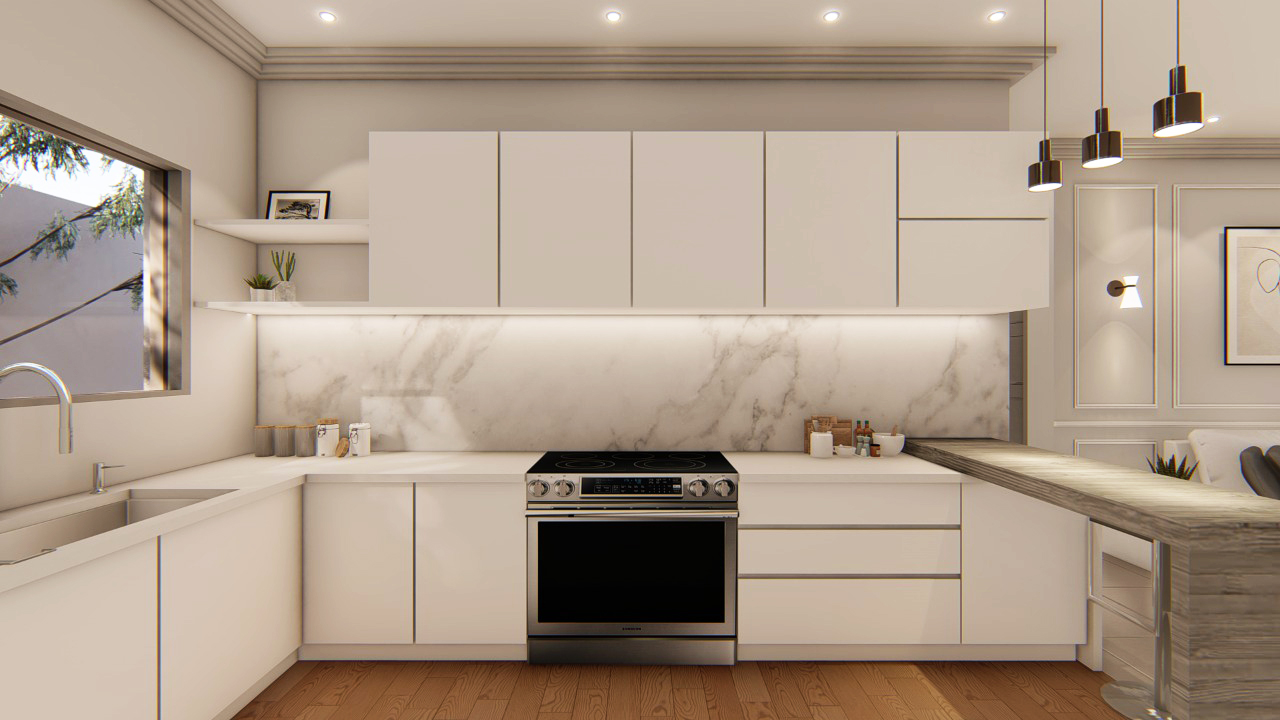 LIVING AND KITCHEN 室内设计丨CHOHAN'S CONSULTING GROUP-13