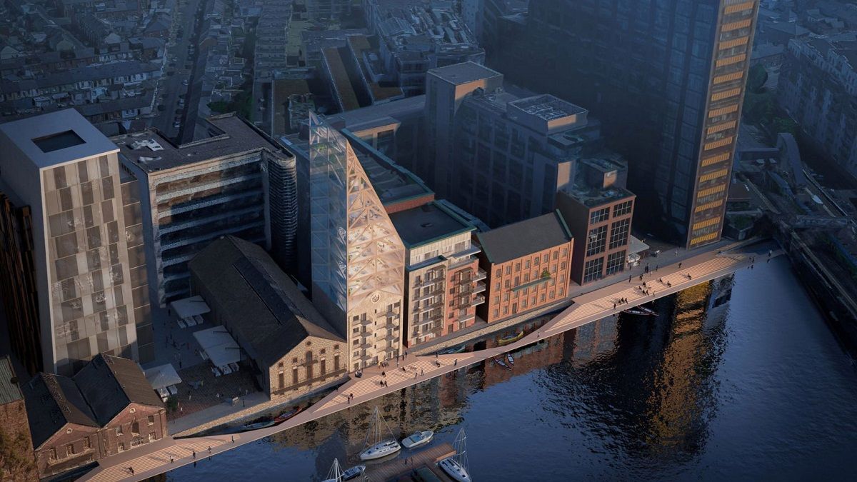 欧洲最高木结构建筑 | 都柏林多层木质建筑-1