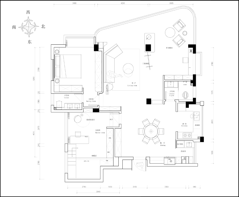 向光而居,焕新感知丨無方空间设计,简纳软装-61