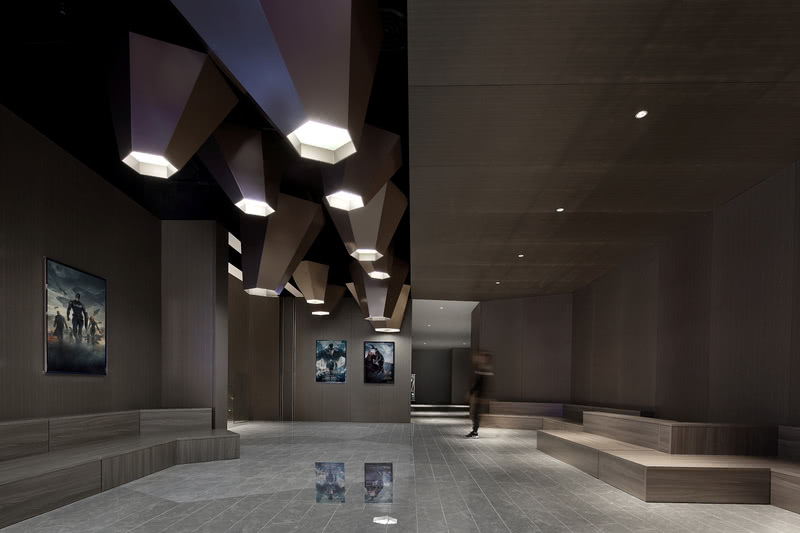 深圳雅宝CCP星河寰宇影城——六边形灰色古铜奢华空间-1