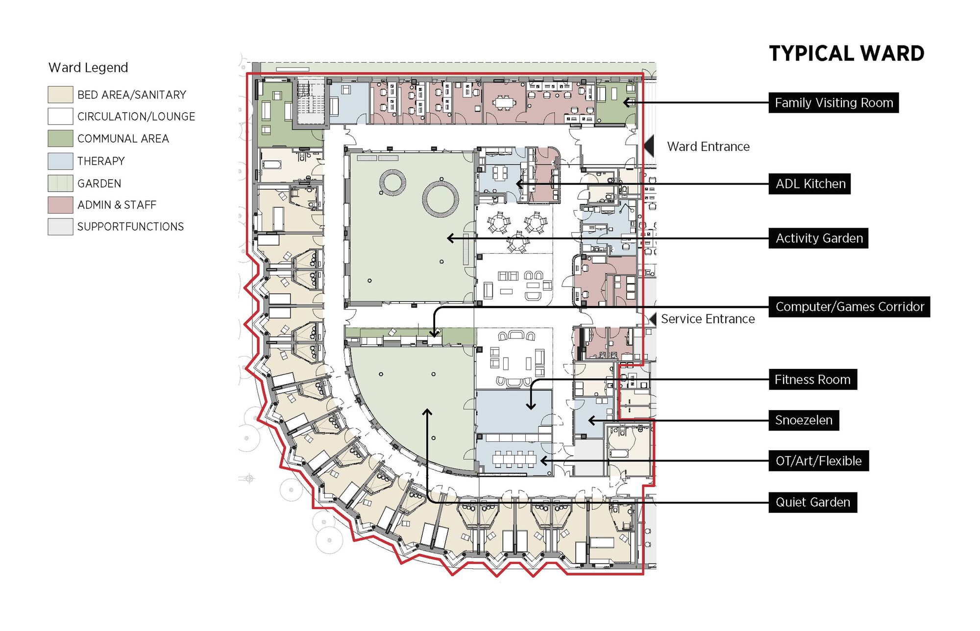 斯普林菲尔德大学医院丨英国丨C.F. Møller Architects-87