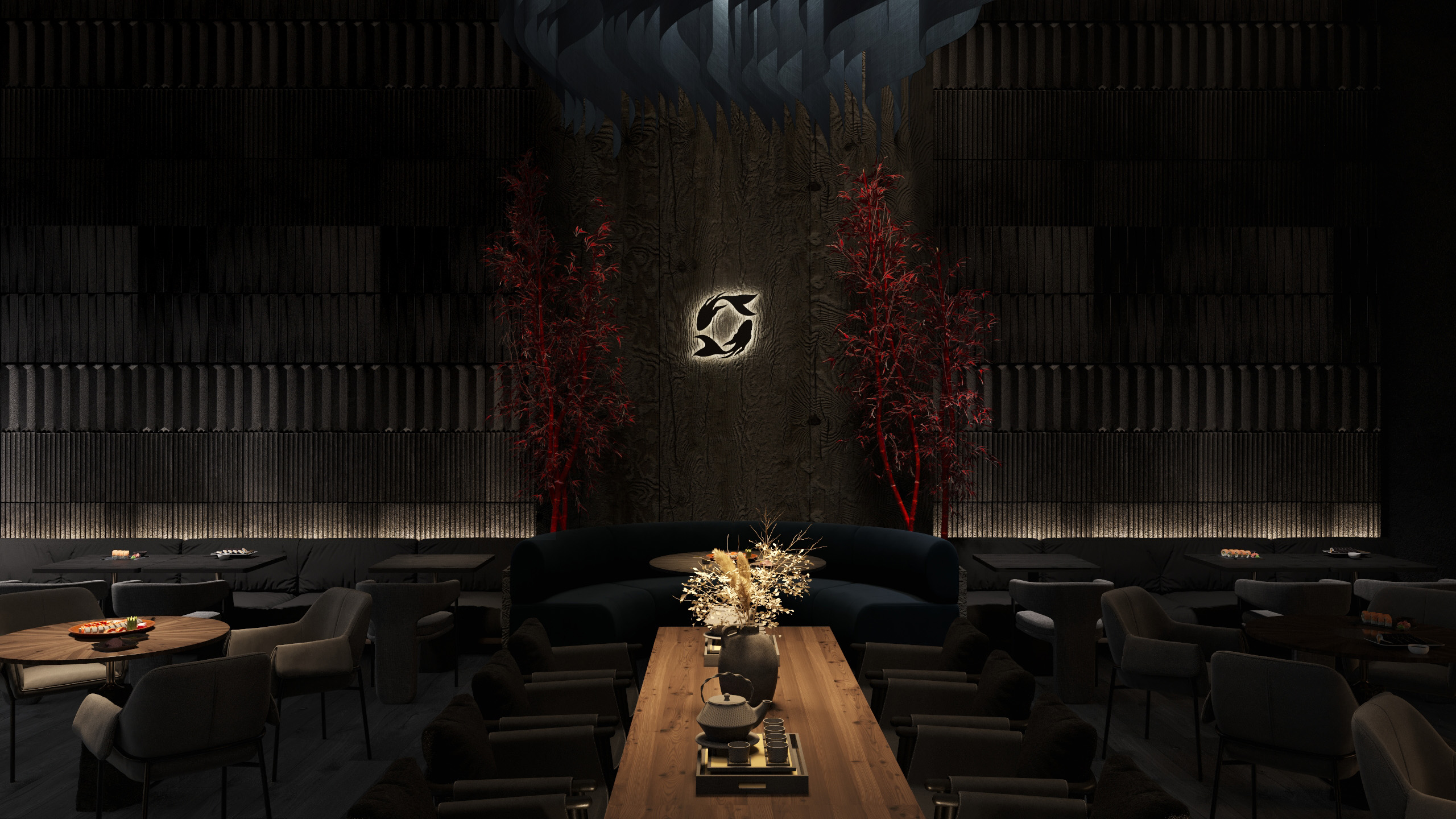 iki Toro寿司吧

注：Iki和Toro可能是特定名称，若有特定背景含义，可根据实际情况调整 丨美国洛杉矶丨Futuris Architects-20