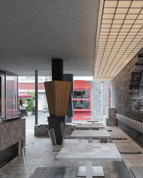 JM Cafe 白塔寺店丨中国北京丨B.L.U.E.建筑设计事务所