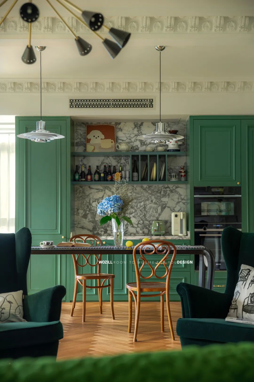 蝴蝶庄园 · 绿色中古风情的私宅设计丨中国长沙丨无见设计-15