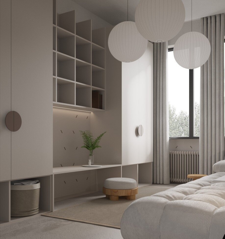 中性色系公寓设计 非凡的生活格调！-13