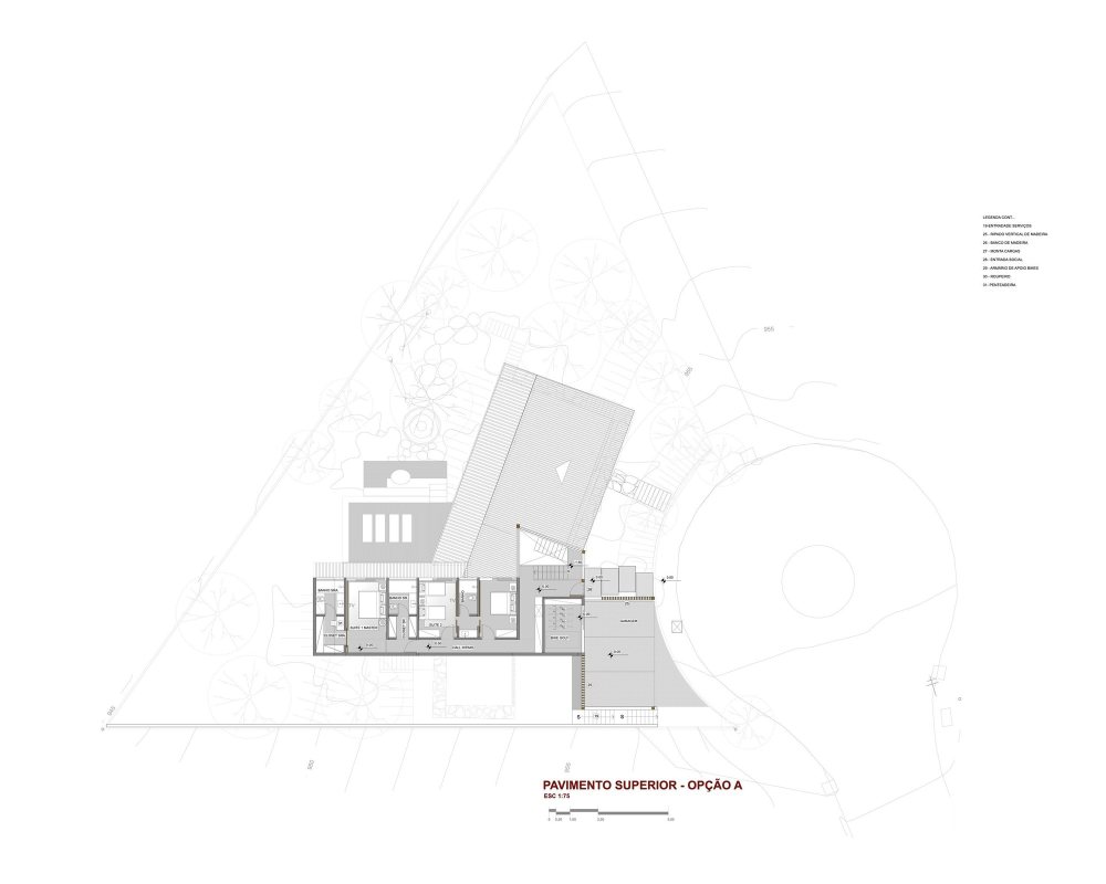 与地形融为一体充满活力的回旋镖乡村别墅设计丨IN HOUSE建筑和室内设计团队-40