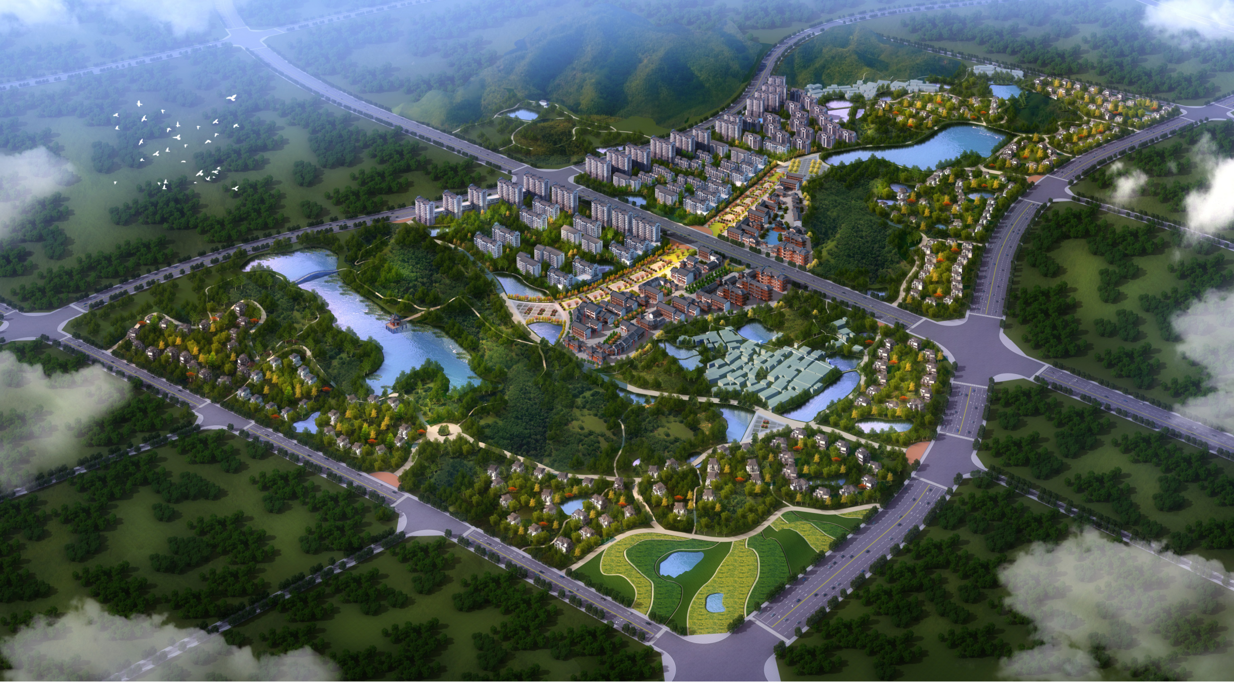 湖北小金山生态养生文化村丨中国湖北-3