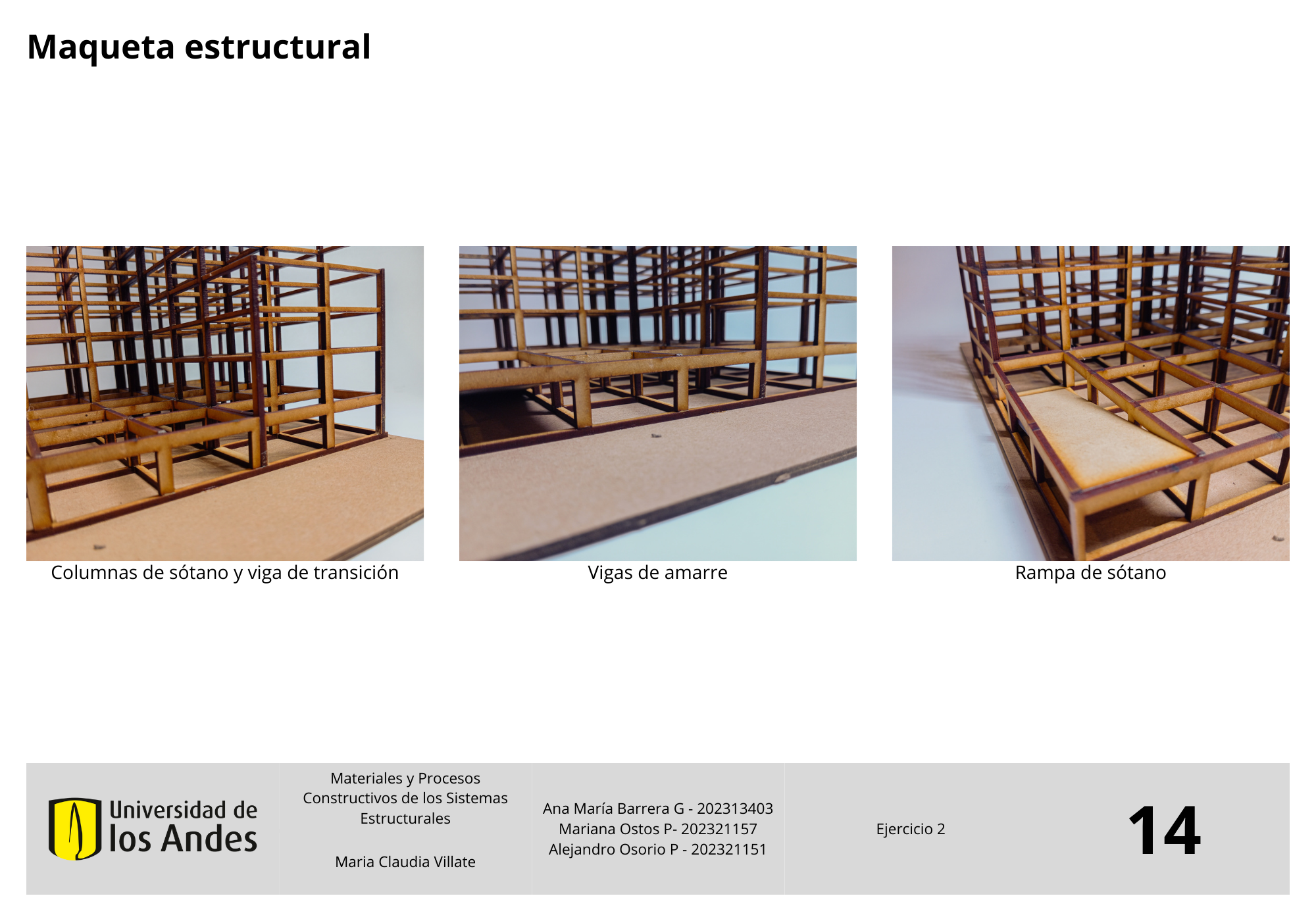 MATERIALES Y PROCESOS CONSTRUCTIVOS - ARQT 2211-13