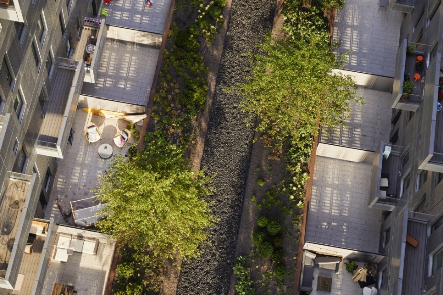 纽约布鲁克林 325 Kent 公寓,工业风设计融入社区-31