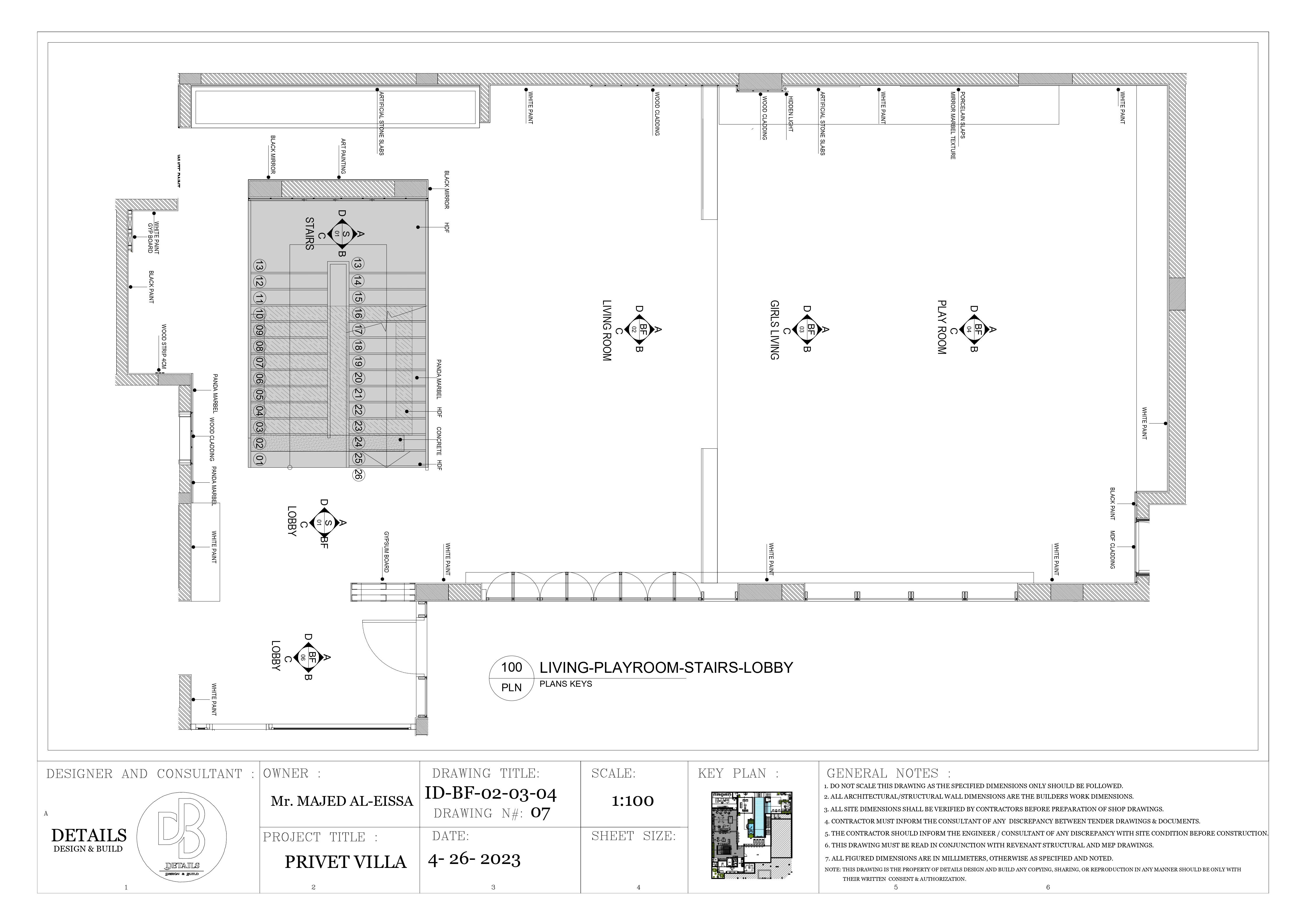 BASEMENT SHOPDRAWING - VILLA -KSA-0