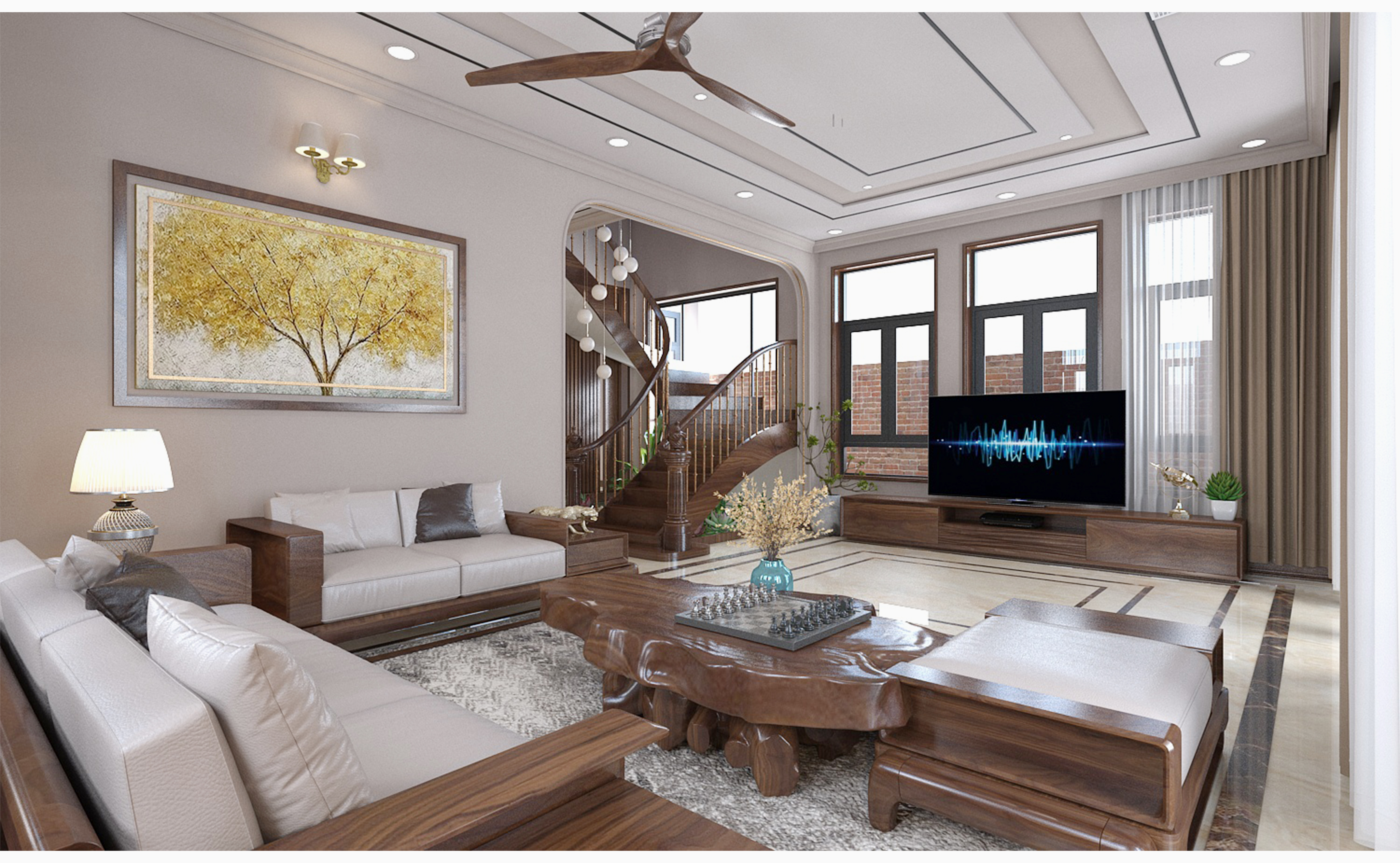 Sự kết hợp truyền thống trong nội thất-1