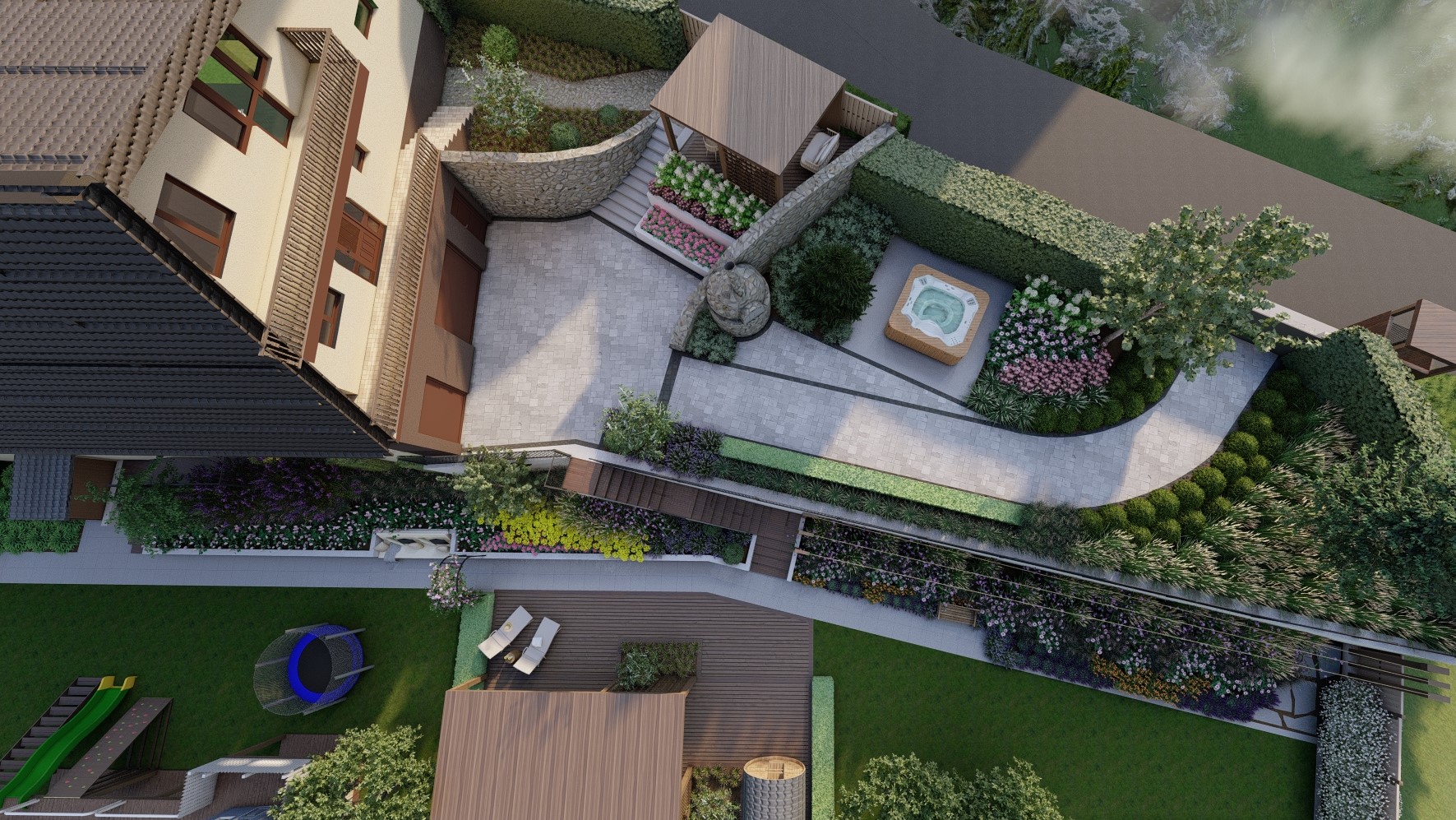 Kasina Wielka  两层花园设计-11