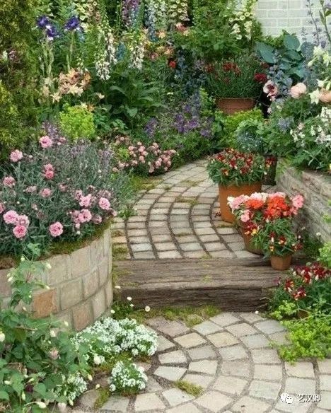 庭院砖块铺装设计，打造独特韵律美-25