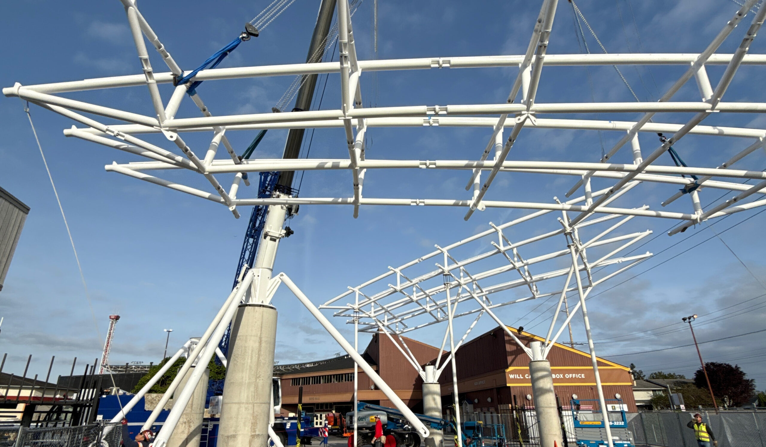 华盛顿州博览场馆入口雨棚项目丨美国华盛顿-32